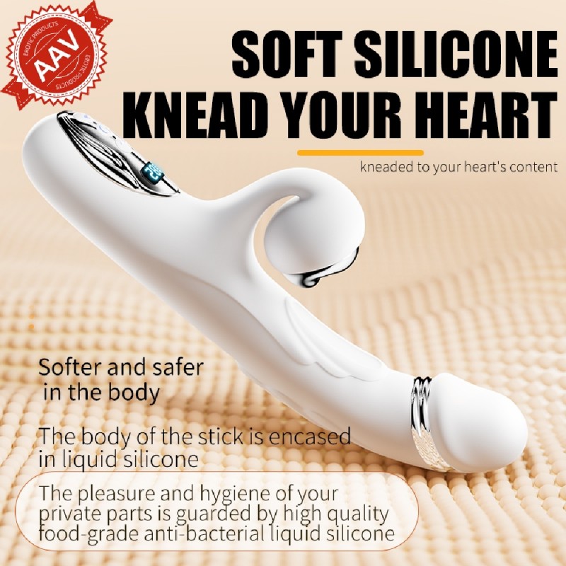 venusfun aav swan rabbit vibrators with ems electric current remote new masturbators