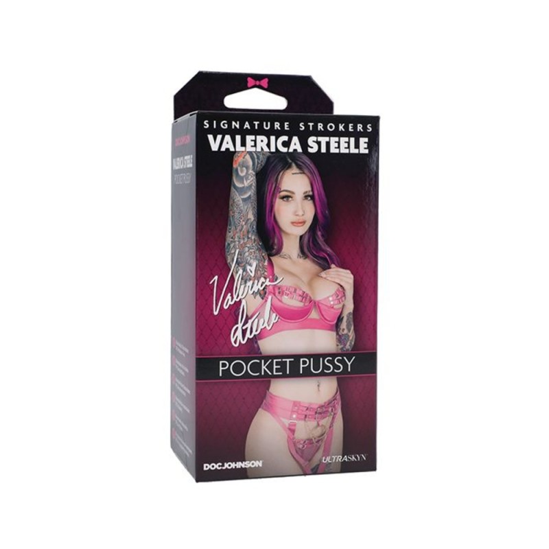 doc johnson signature strokers ultraskyn pocket pussy valerica steele pornstar masturbator suitable for beginners