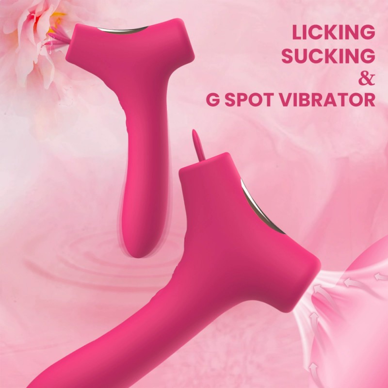 venusfun 3 in 1 licking vibrators clitoral suction vibrators women's pleasure wand