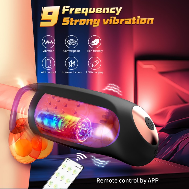 venusfun dual-motor penis massager automatic masturbators cock rings