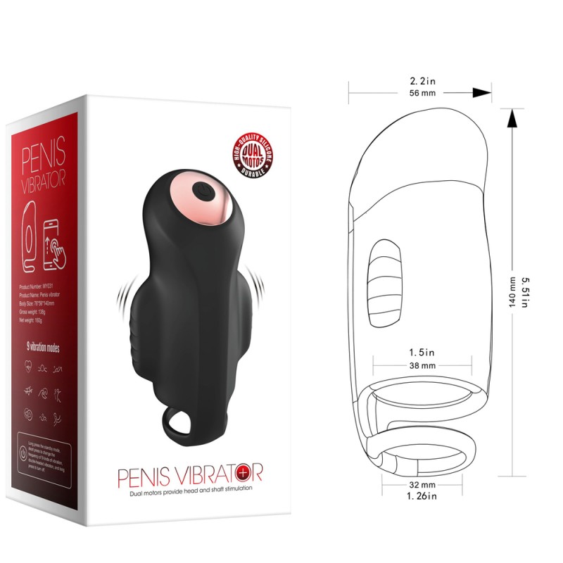 venusfun dual-motor penis massager automatic masturbators black dildos