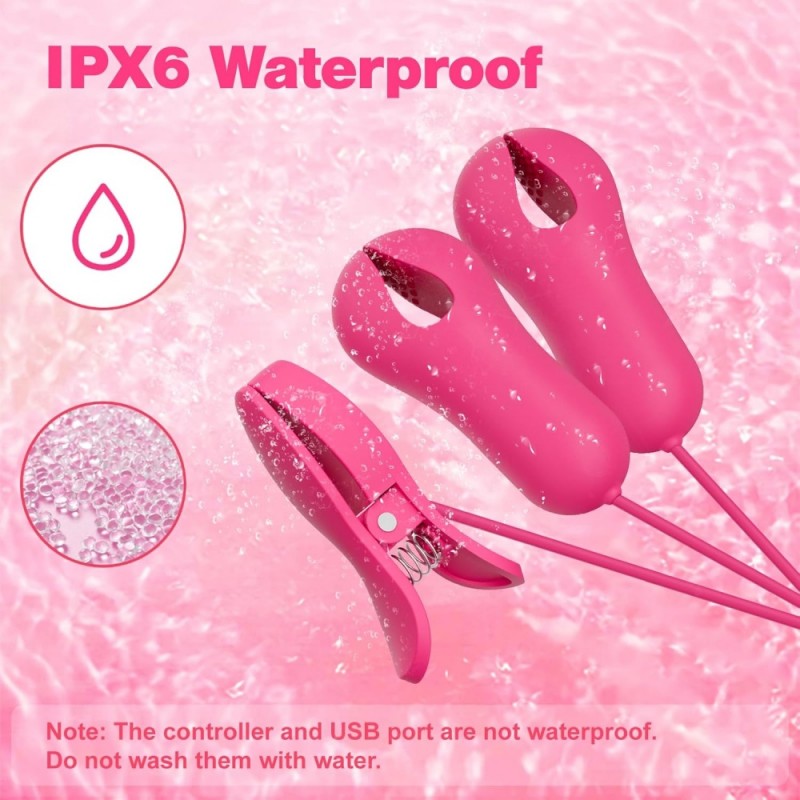 milo breast clamp clitoral vibrator for female