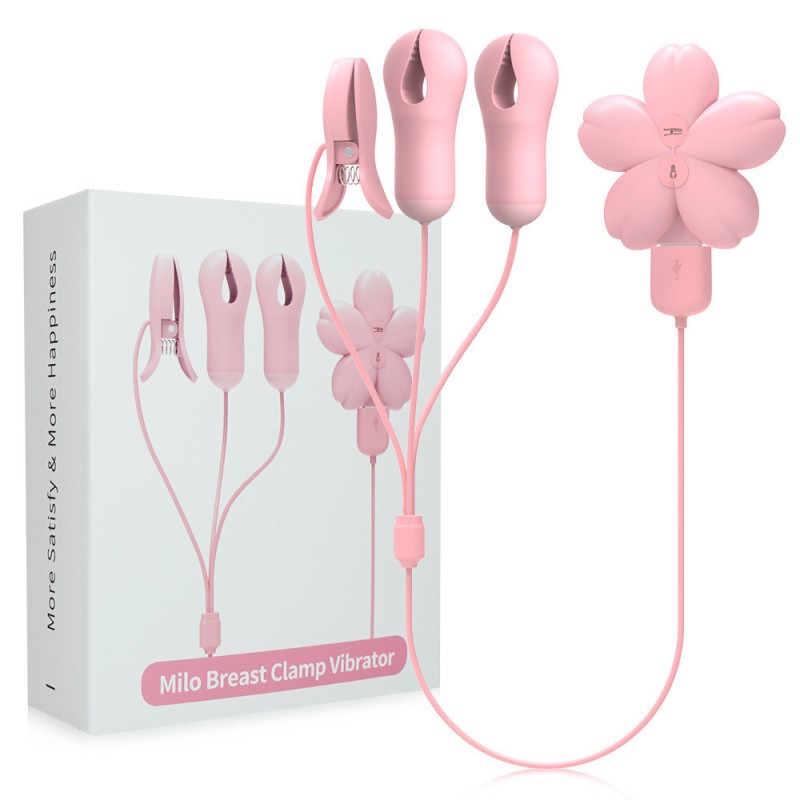 milo breast clamp clitoral vibrator safe and soft