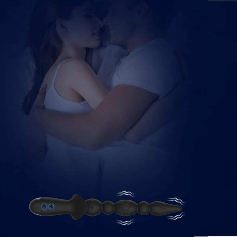 venusfun mizzzee vibrating anal bead prostate stimulator anal plug powerful vibrating