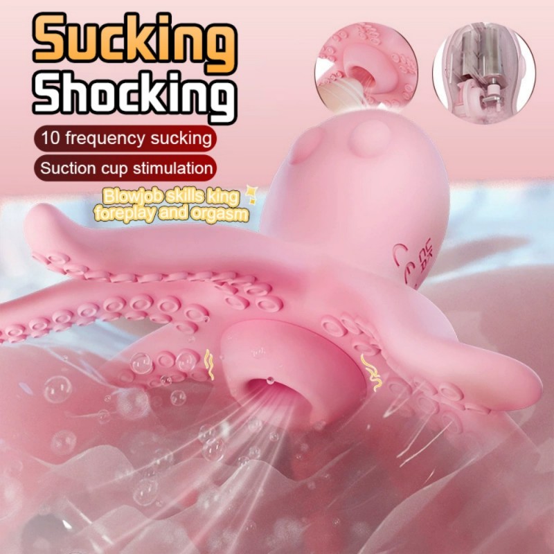 venusfun octopus breast massager clitoral vibrator nipple suction stimulator suitable for beginners