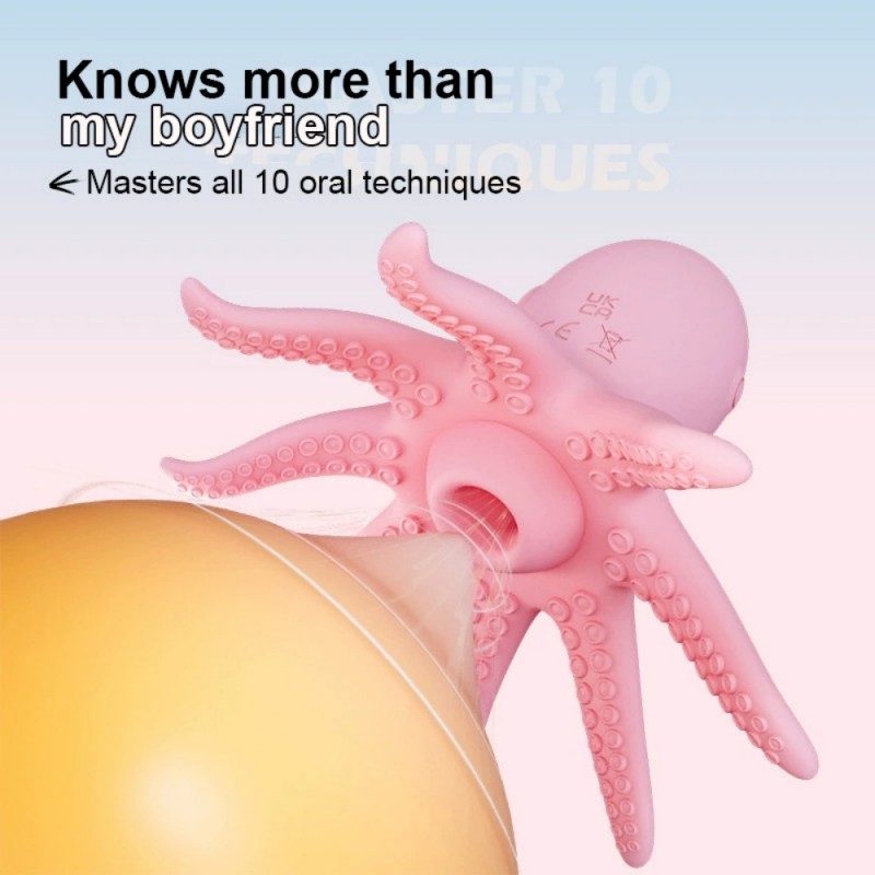 venusfun octopus breast massager clitoral vibrator nipple suction stimulator c spot