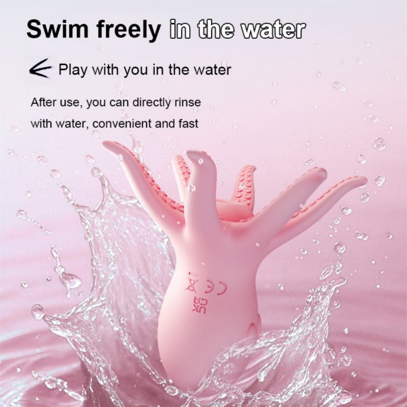venusfun octopus breast massager clitoral vibrator nipple suction stimulator totally waterproof