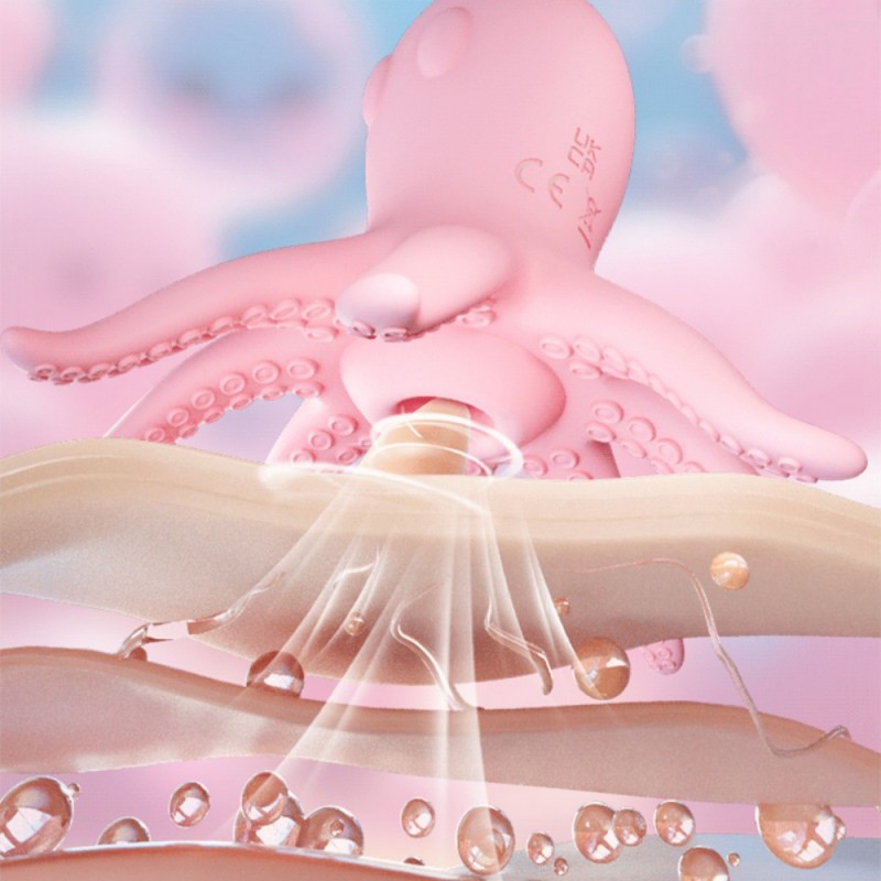 venusfun octopus breast massager clitoral vibrator nipple suction stimulator premium silicone