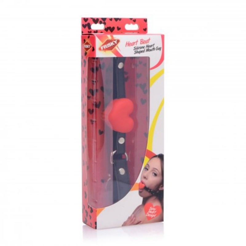 xr brands heart beat heart shaped silicone mouth gag excellent experience