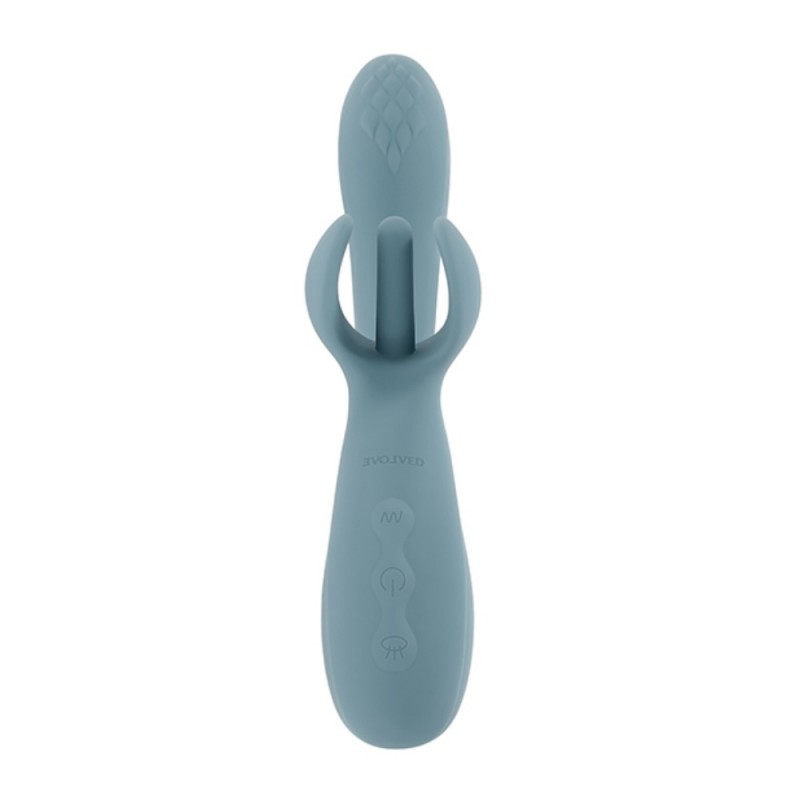evolved novelties women g spot clitoral rabbit vibrators multi-functional