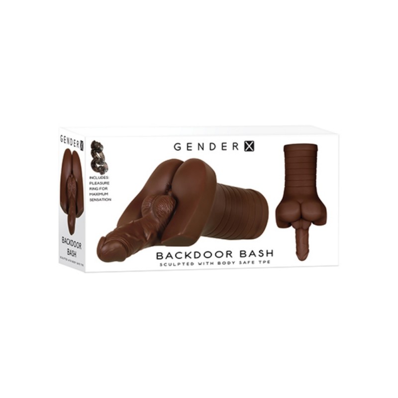 gender x backdoor bash stroker dark shemale male masturbator new experience