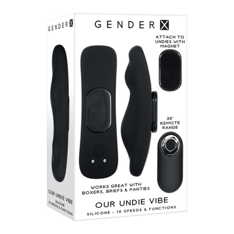 gender x our undie wearable vibrator remote control