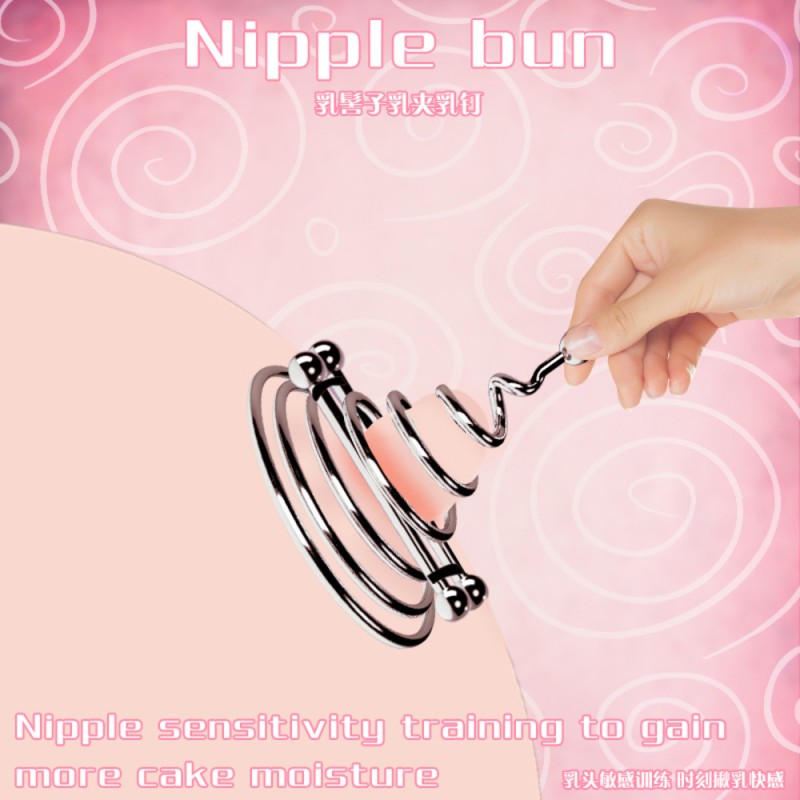 venusfun bondage women nipple toys spring clamp 2 pieces metal toys