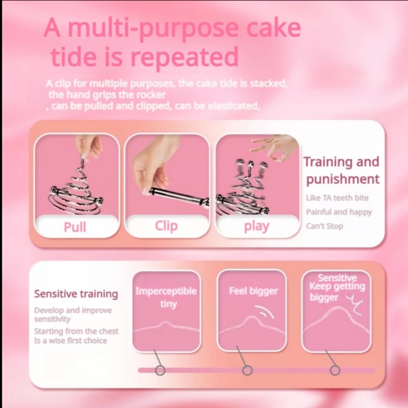 venusfun bondage women nipple toys spring clamp 2 pieces nipple sex toys