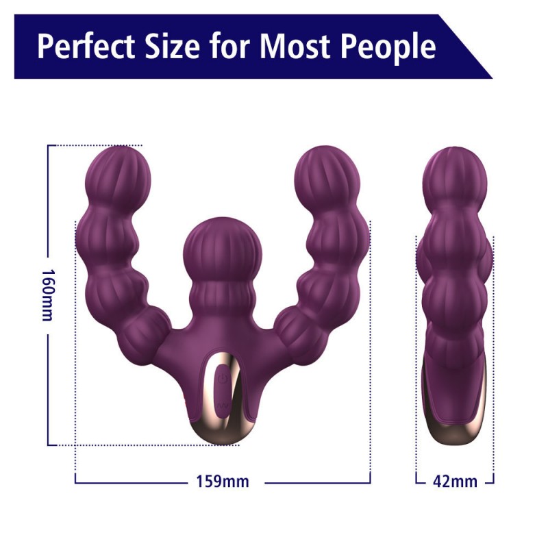 venusfun dual ended anal beads waterproof