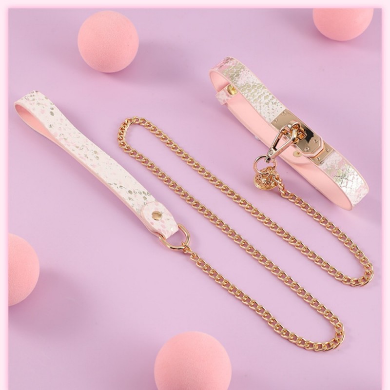 venusfun pink bondage leash set long