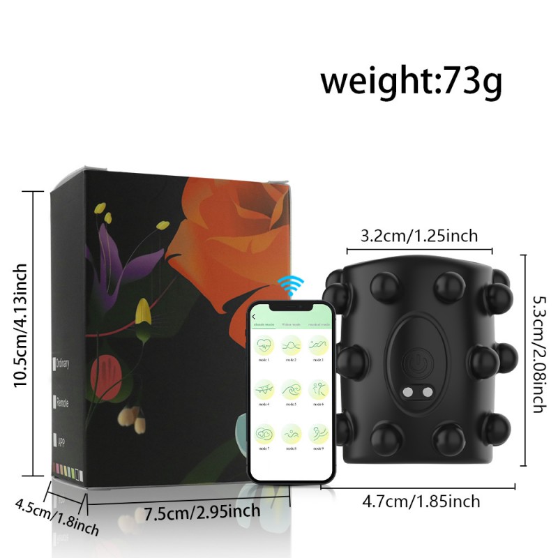 venusfun silicone penis rings vibrators with app controlled  exquisite package