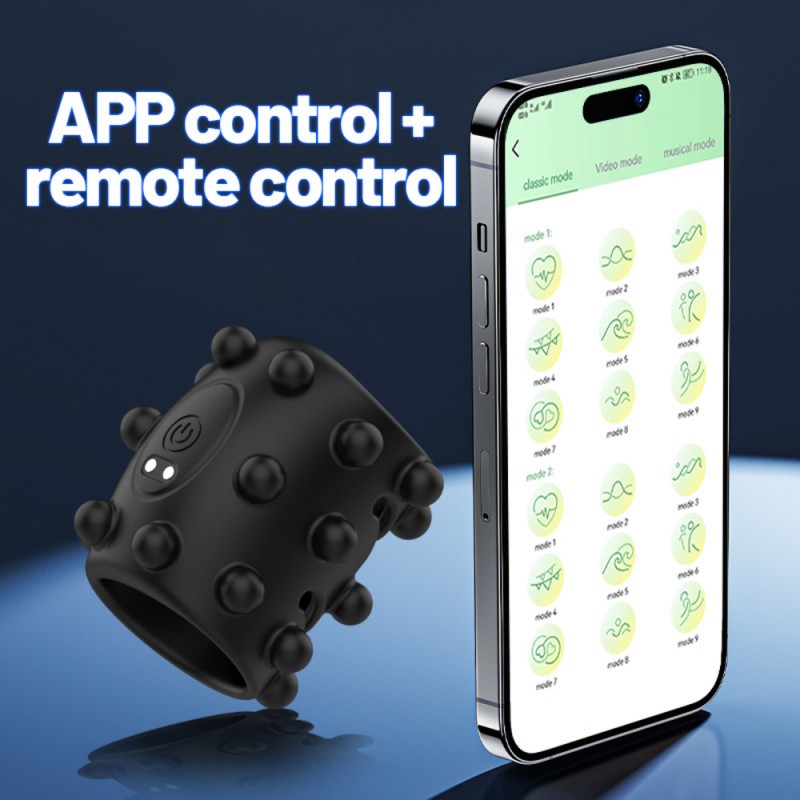 venusfun silicone penis rings vibrators with app controlled vibrating