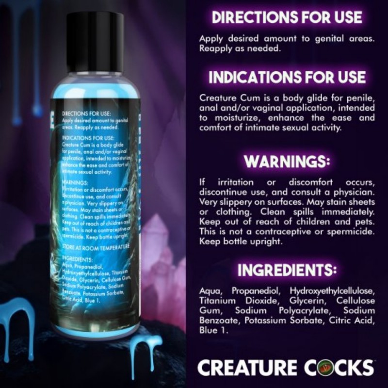 xr brand creature cum blue jizz lubricant nice feeling