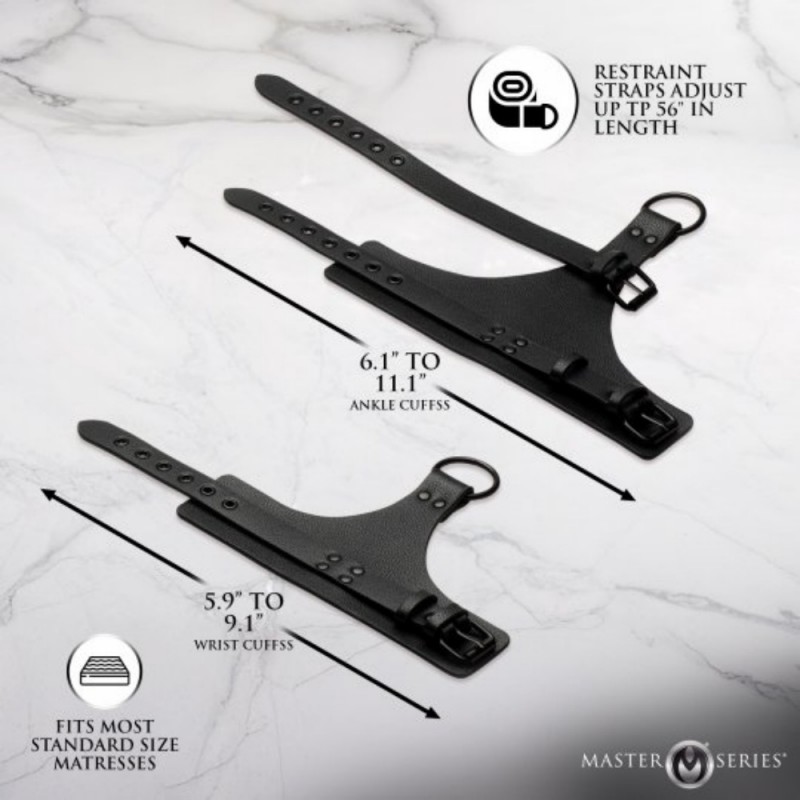 xr brands all access bed adjustable restraint kit easy clean