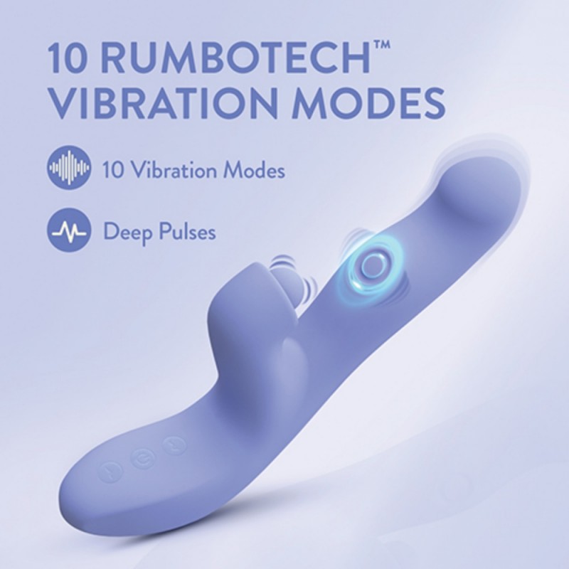 blush collection simone tapping rabbit dual stim vibrator new experience