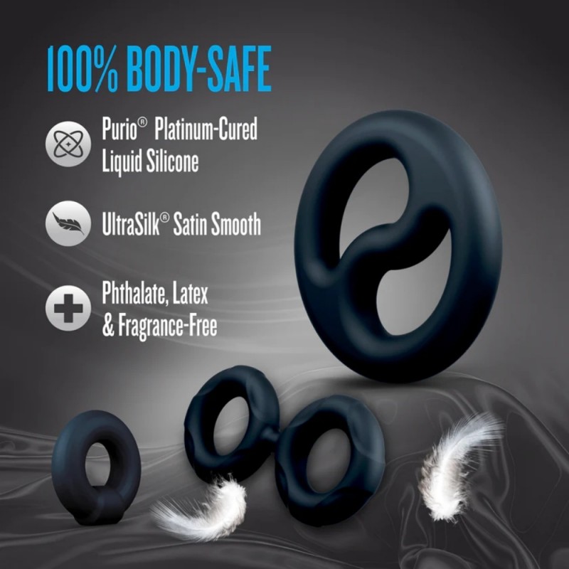 blush performance plus throttle silicone penis ring easy clean