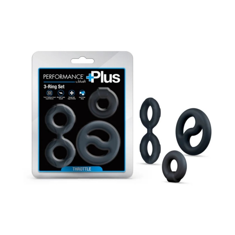 blush performance plus throttle silicone penis ring new type