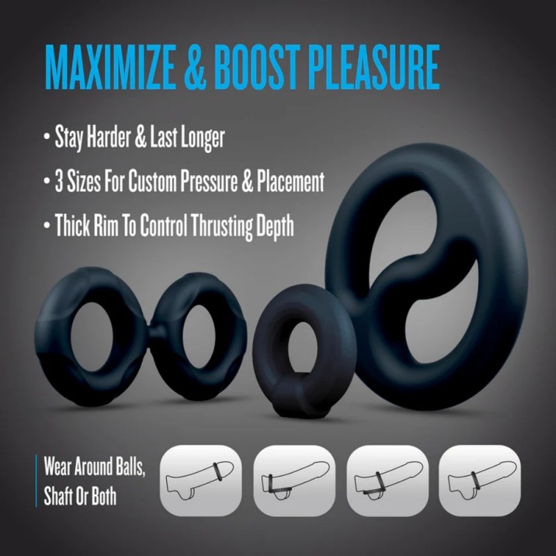 blush performance plus throttle silicone penis ring fast shipping