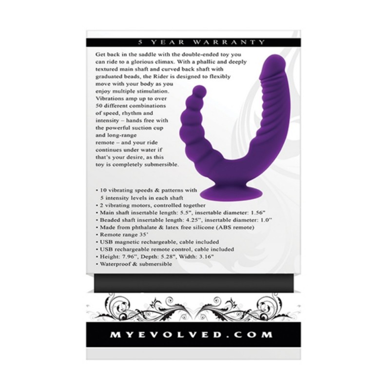 evolved novelties the rider double ended vibrator fast shipping