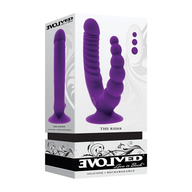 evolved novelties the rider double ended vibrator easy use