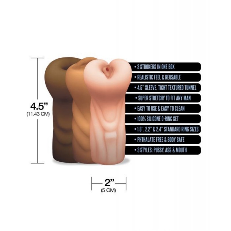 global novelties mstr b8 male stroker full set best toy