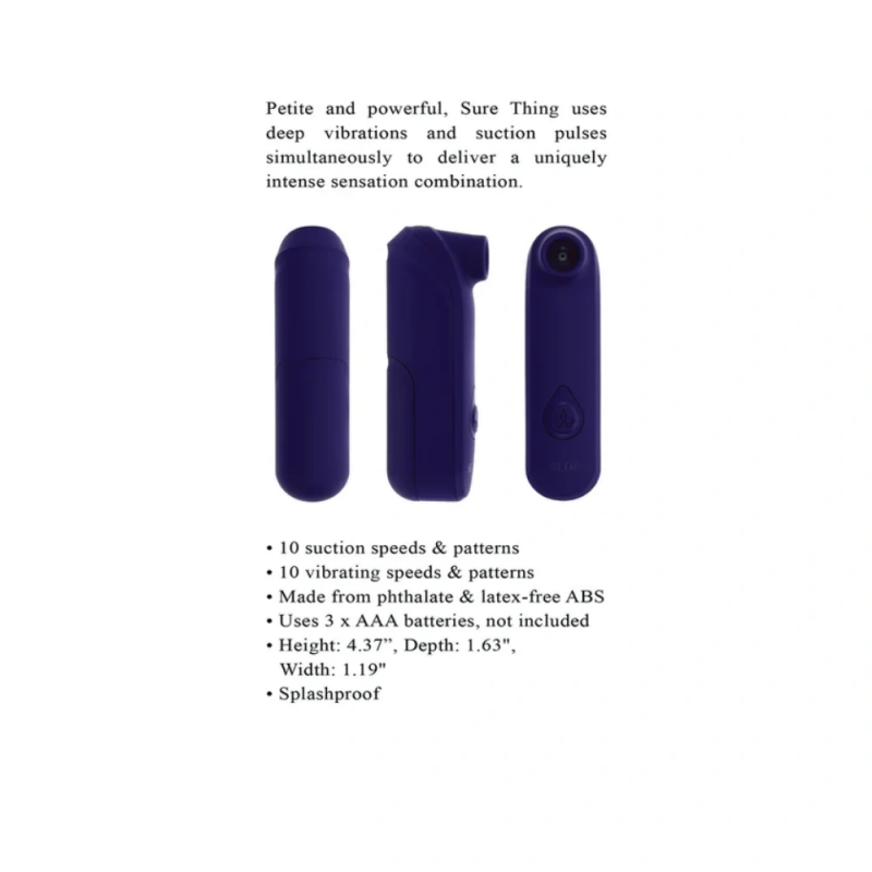 selopa sure thing aaa battery vibrating suction easy use