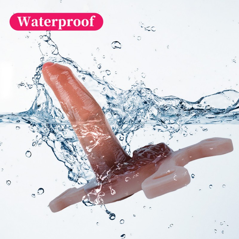 venusfun 5in realistic vibrating silicone dildo waterproof