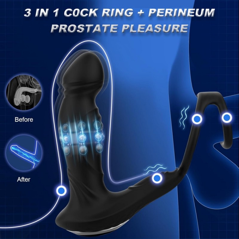 venusfun prostate massager wiggling male vibrator best toy