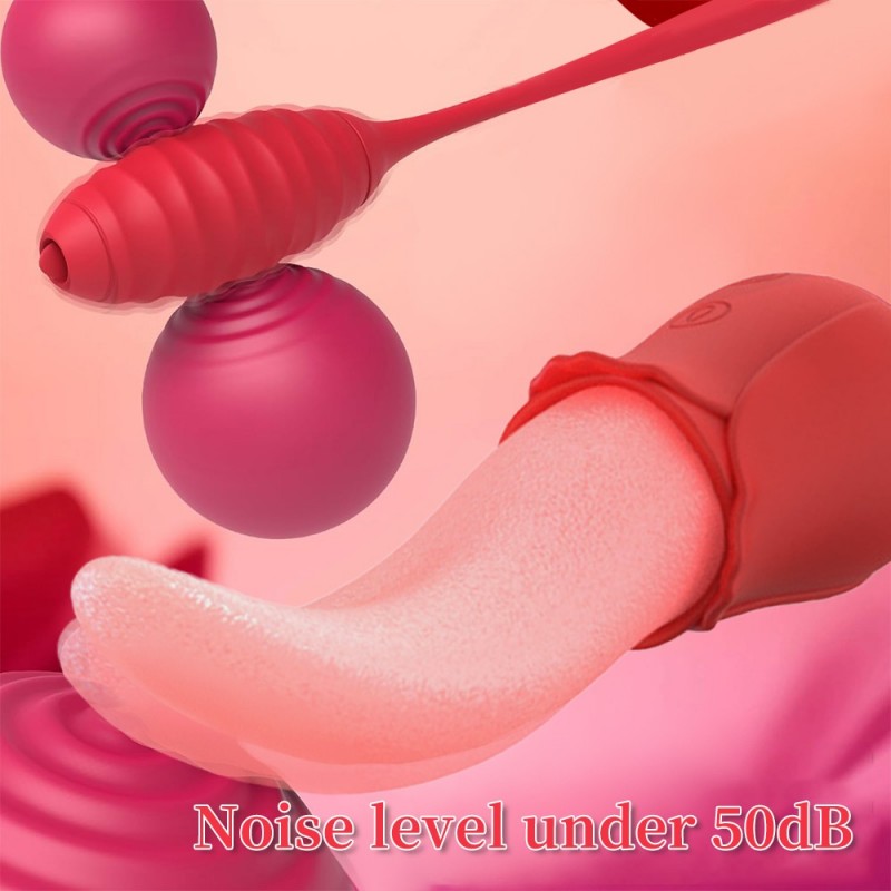 venusfun silicone real tongue texture licking clitoral vibrator waterproof