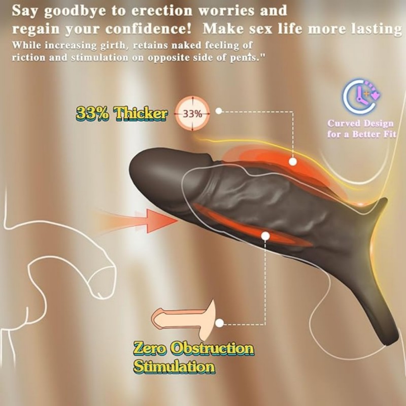 venusfun super realistic textured silicone penis sleeve new