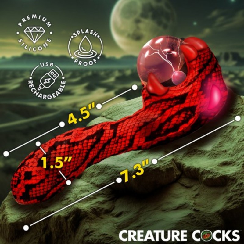 xr brands creature cocks cobra silicone plasma vibrator best sex toy