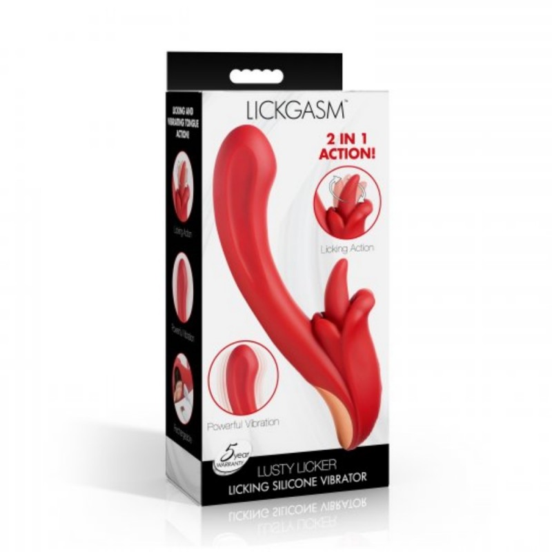 xr brands lusty licker long tongue licking g spot vibrator perfect experience