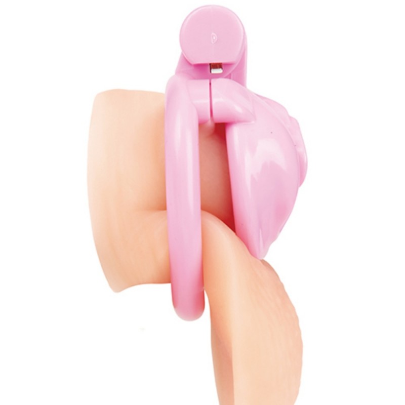blue line bitchboy degrading mini bdsm chastity cage safe material