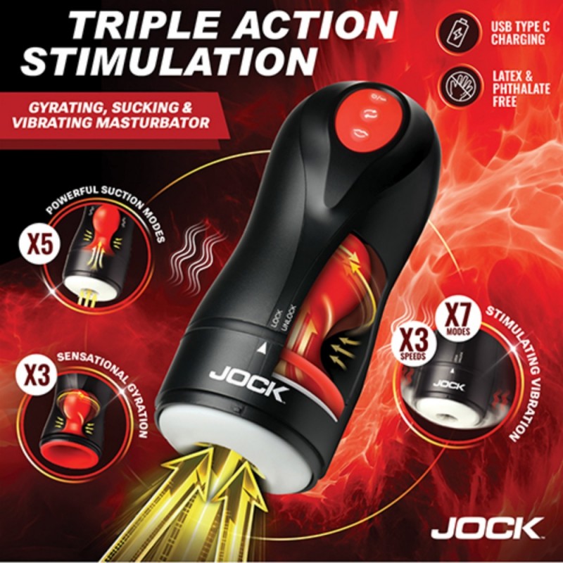 curve toys jock gyroblast gyrating sucking vibrating male masturbator waterproof