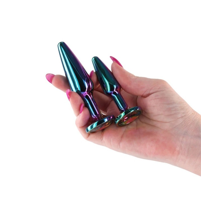 ns novelties rear assets tapered aluminum trainer anal plug best sex toy