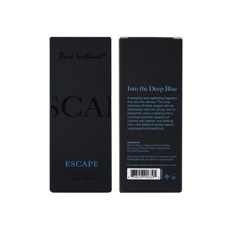 pure instinct escape mens collection modern pheromone perfume oil long last