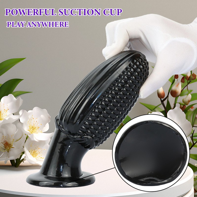 venusfun corn-shaped giant dildo butt plug waterproof