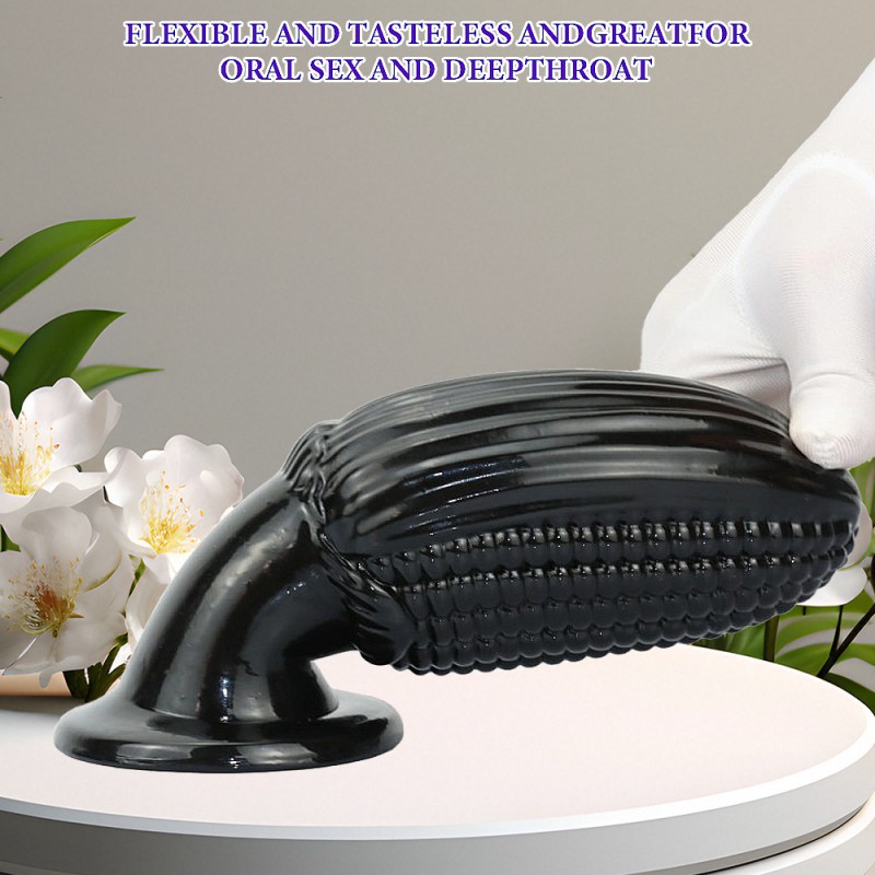 venusfun corn-shaped giant dildo butt plug cheap toy