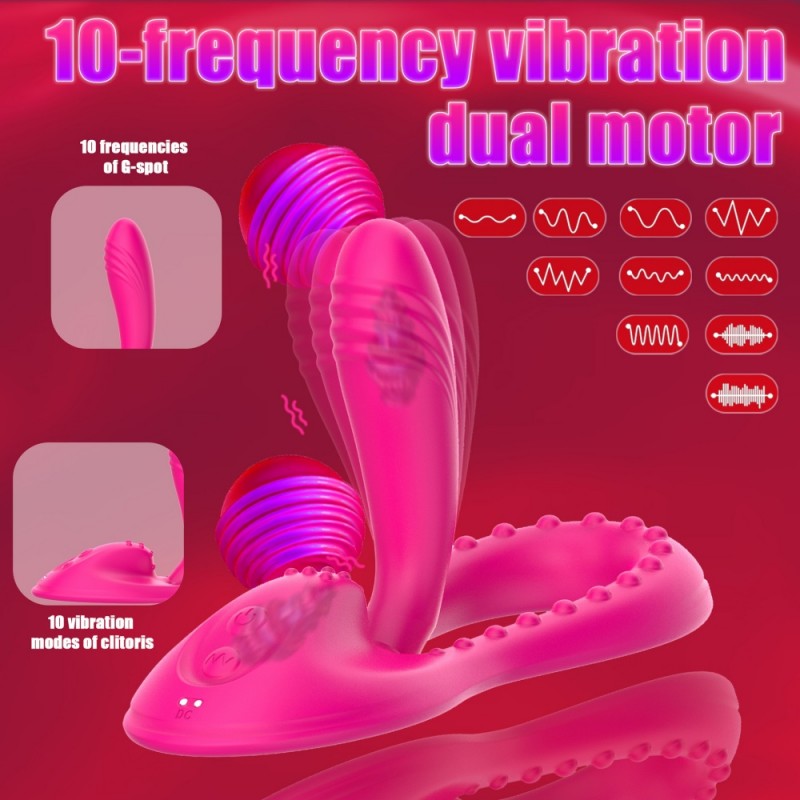 venusfun dual motor clitoral stimulation vibrator safe material