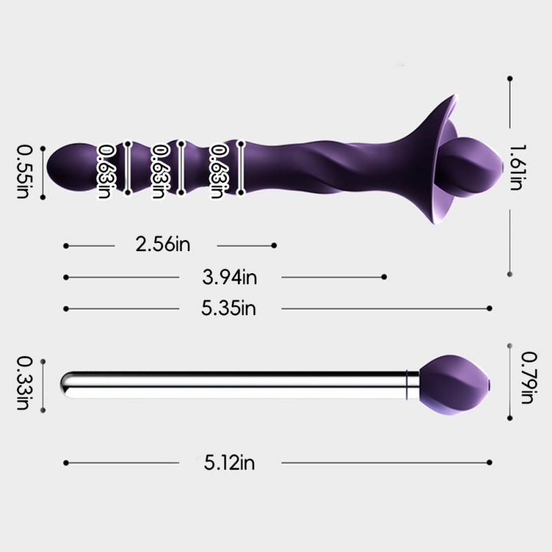 venusfun female silicone anal vibrator sm massager easy use