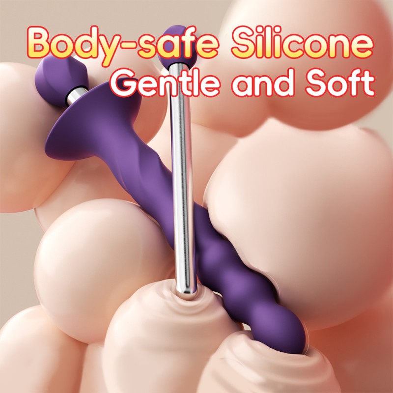 venusfun female silicone anal vibrator sm massager safe material