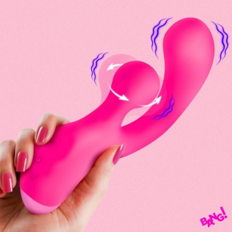 xr brands bang gyro rabbit silicone dual ended g spot vibrator great quality