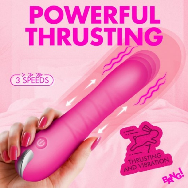 xr brands bang! new thrusting premium silicone dildo best toy