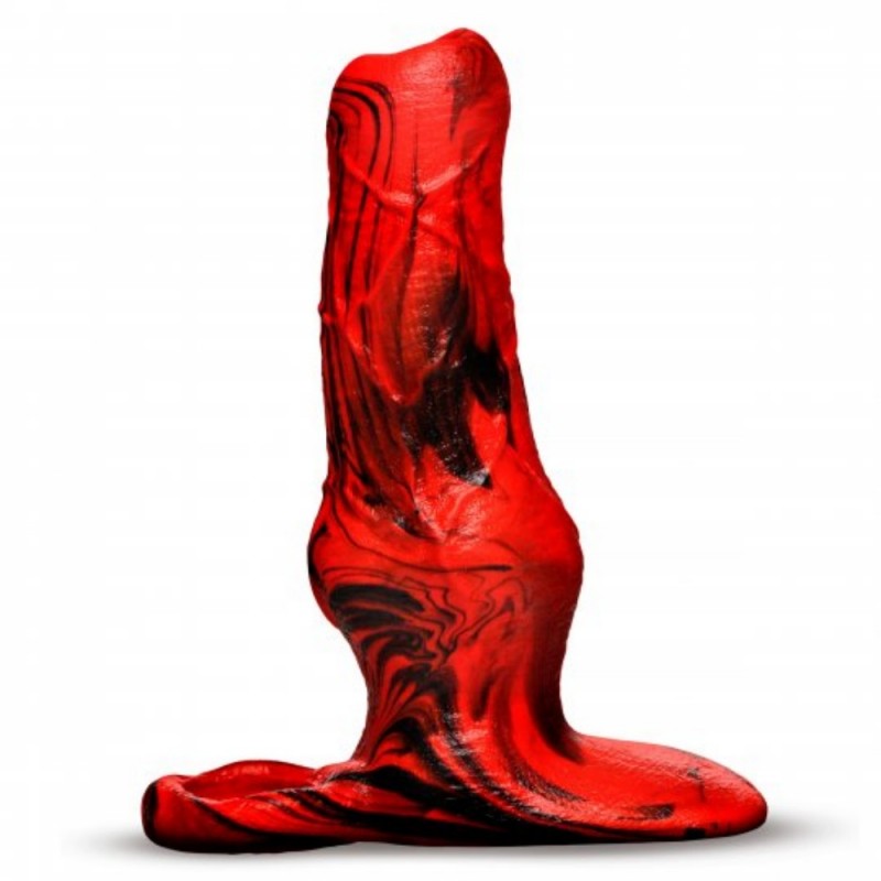 xr brands creature cocks fantasy hell hound silicone dog-shaped penis enhancer great quality